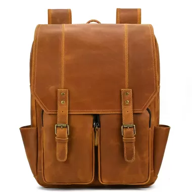 Balo nam công sở da bò sáp B354